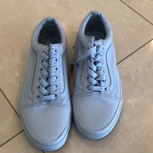 light blue vans sneakers